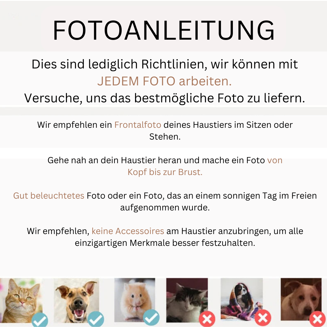 Bowl mat with picture and name of your pet